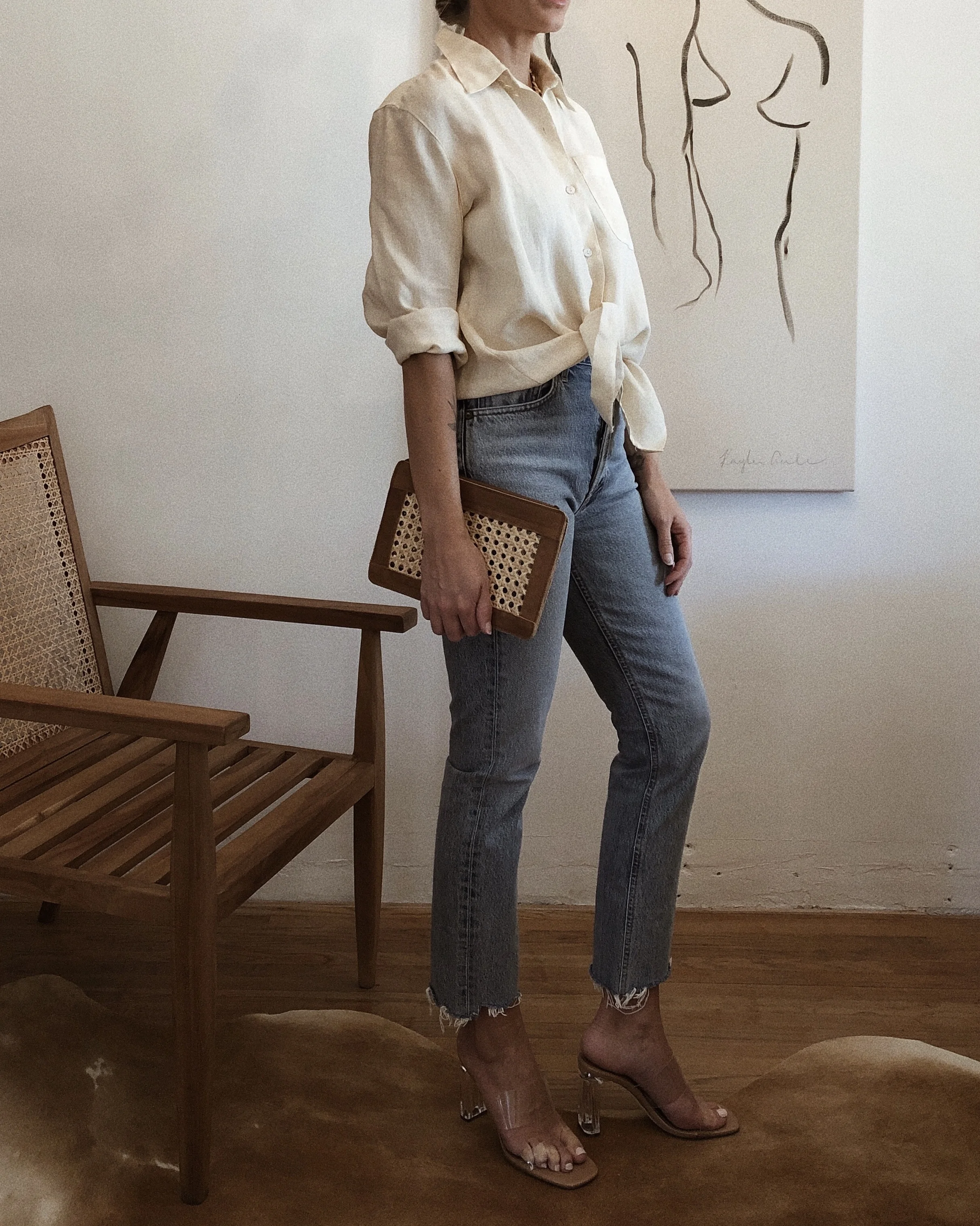 Oversized Linen Blouse