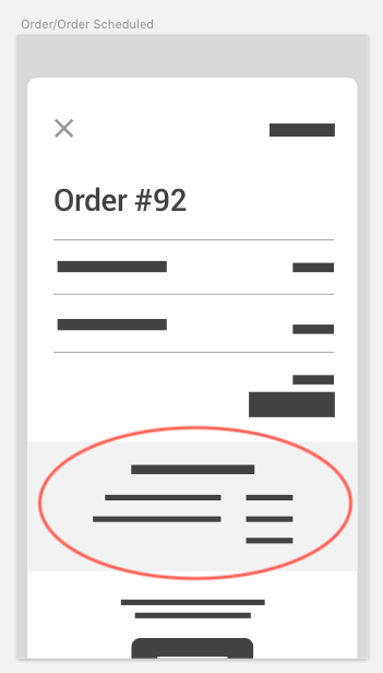 Order status details