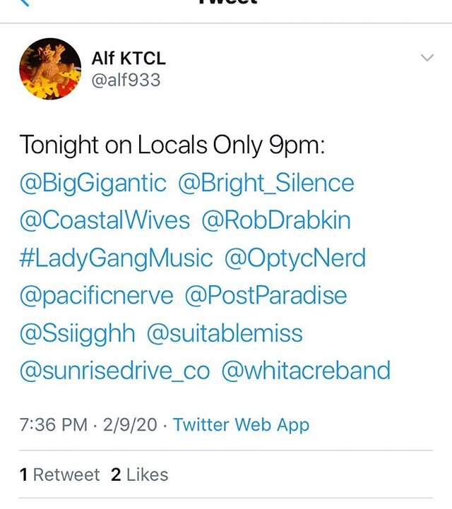 Check out @ktclchannel933 tonight to hear some Post P! Thanks @alf_ktcl !!
.
.
.
#radio #lonelyworlds #newmusic #newrelease #longwayhome #hodishalfnote #fortcollinsmusic #fortcollins #cello #cellomusic