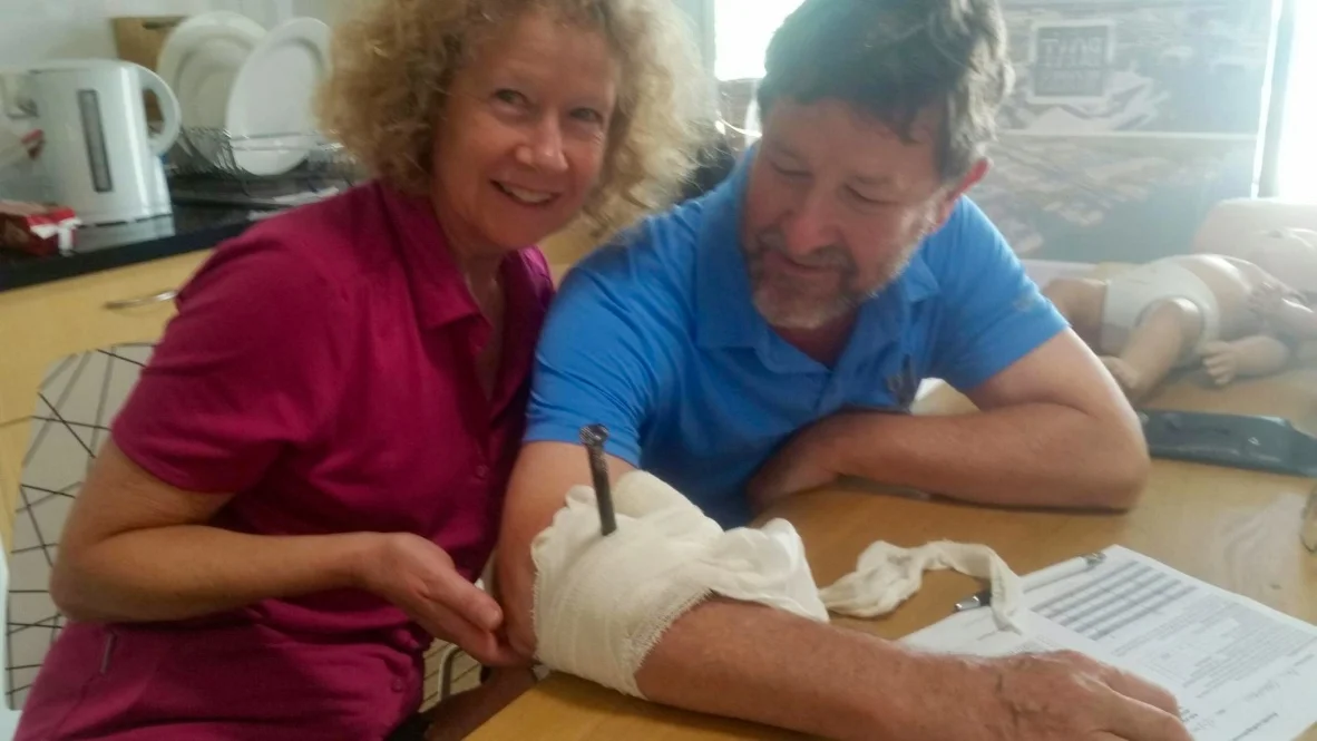 Paul and Sue also attended our First Aid for Cruisers Course at the Boat Works Gold Coast and brushed up on their skills - just in case. 