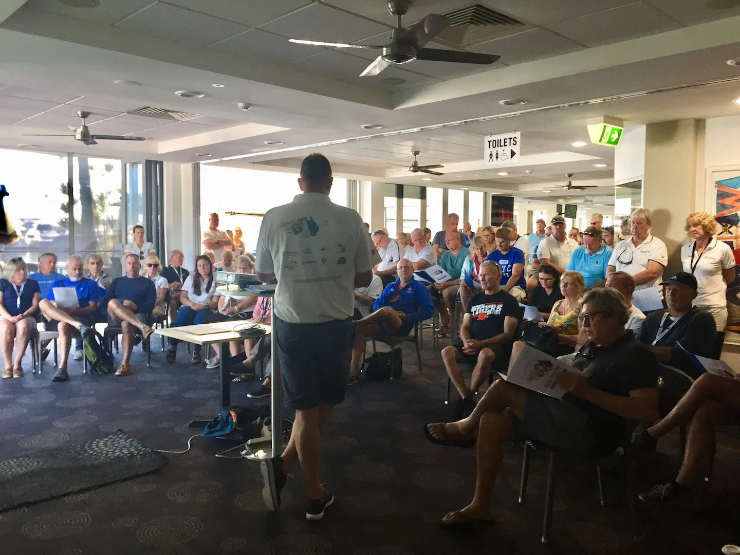 Departure Briefing at Southport Yacht Club