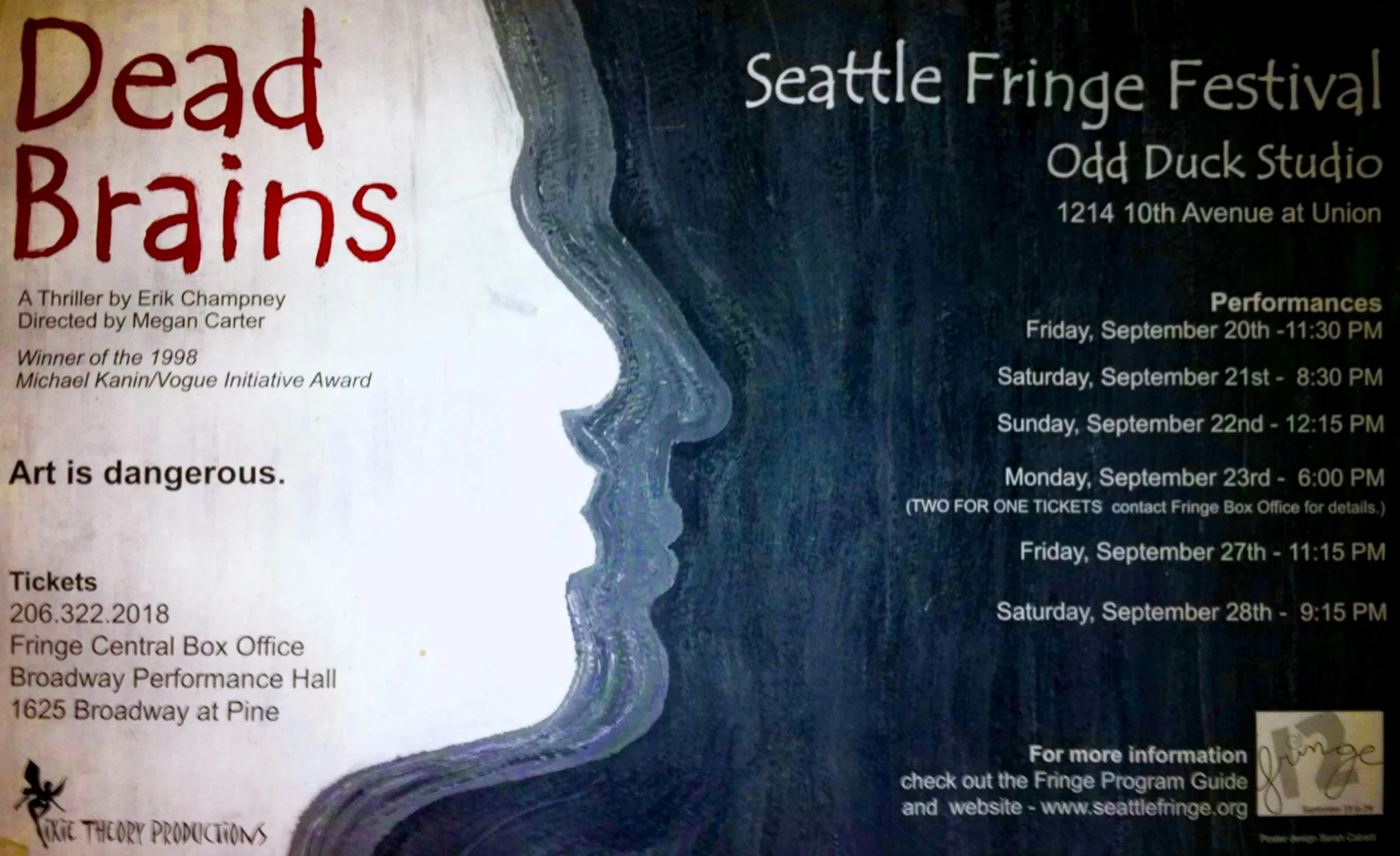 DEAD BRAINS (Seattle Fringe Festival)