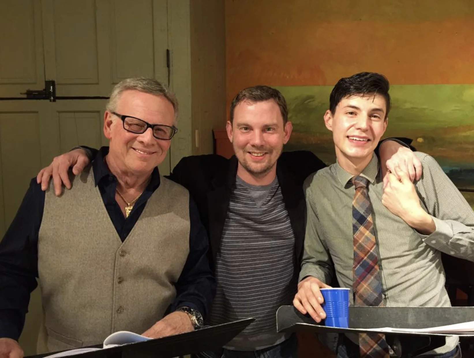 Harry Gerhardt (L), Erik Champney, and Tristan Reid.