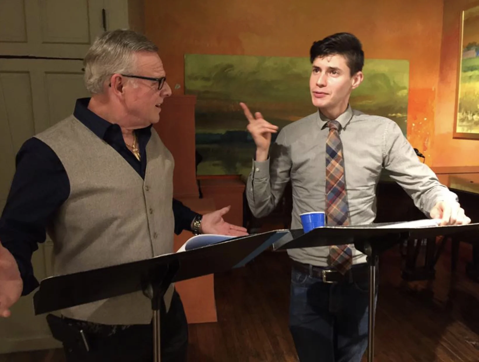 LEGACY (Pittsburgh New Works Festival): Harry Gerhardt (L) as Edgar and Tristan Reid as Lance.