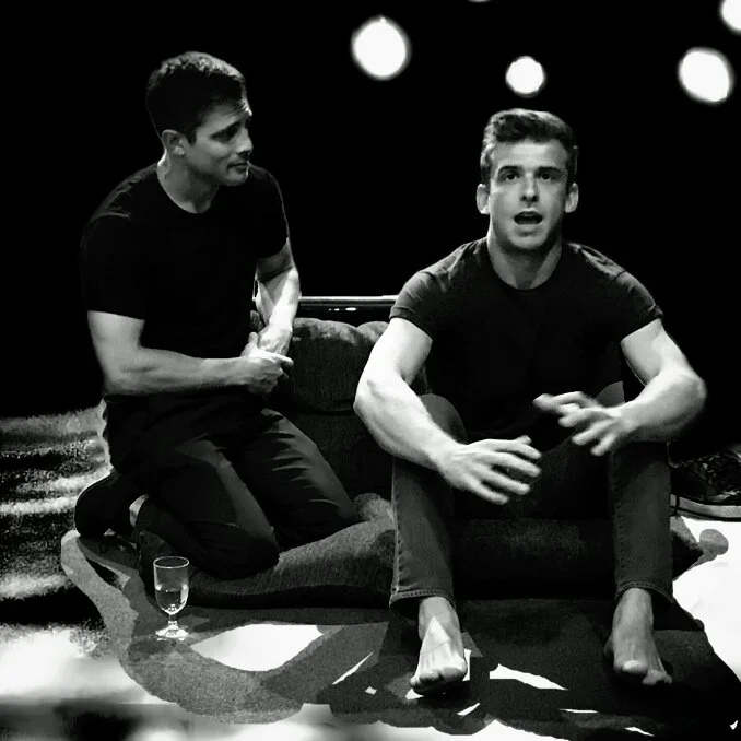 The Clemente Center (New York, NY): Richard Wingert (left) as Henry and Matt Maretz as Corey in DEAD BRAINS by Erik Champney. 