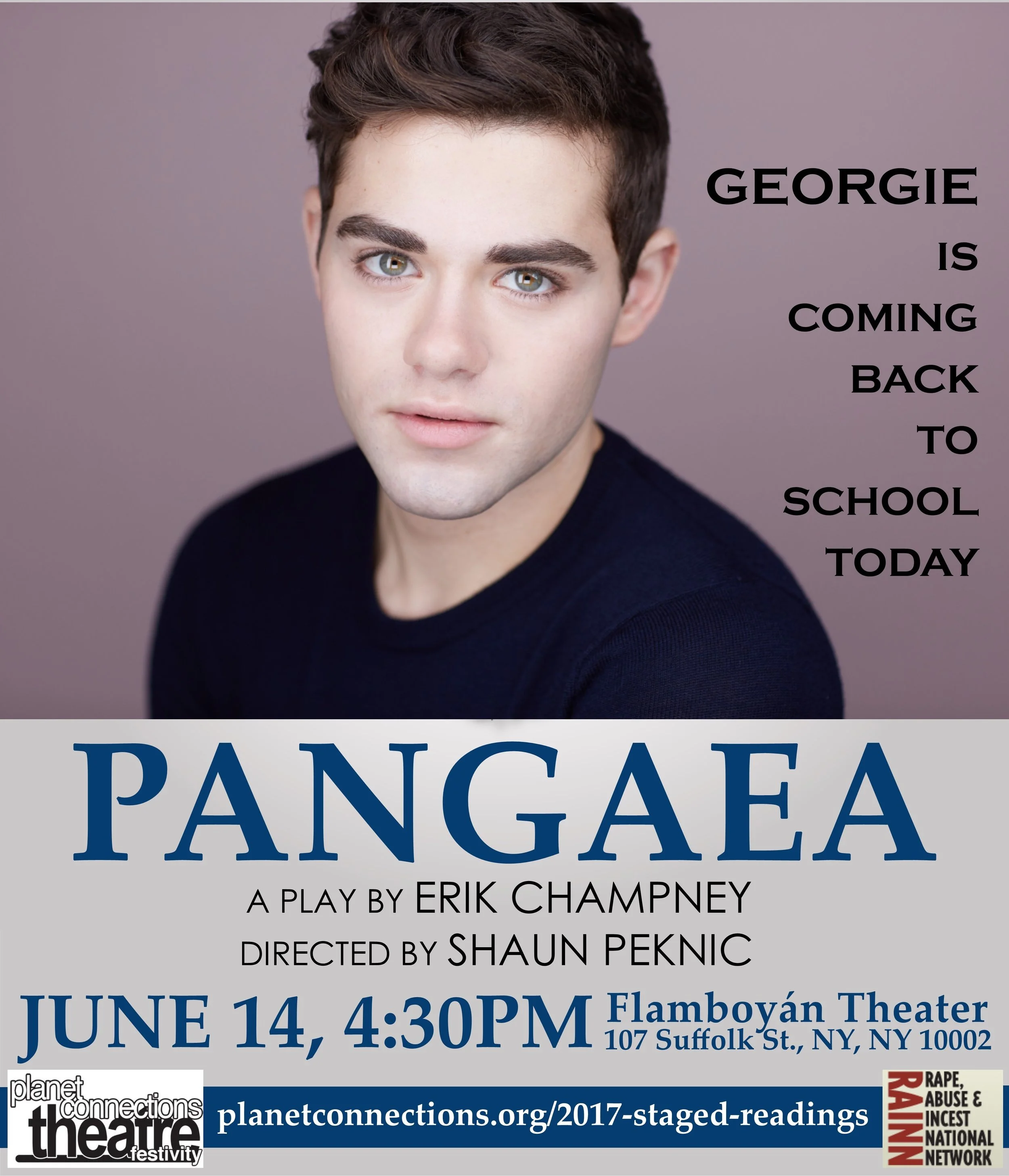 Misha Osherovich as Georgie in PANGAEA by Erik Champney.