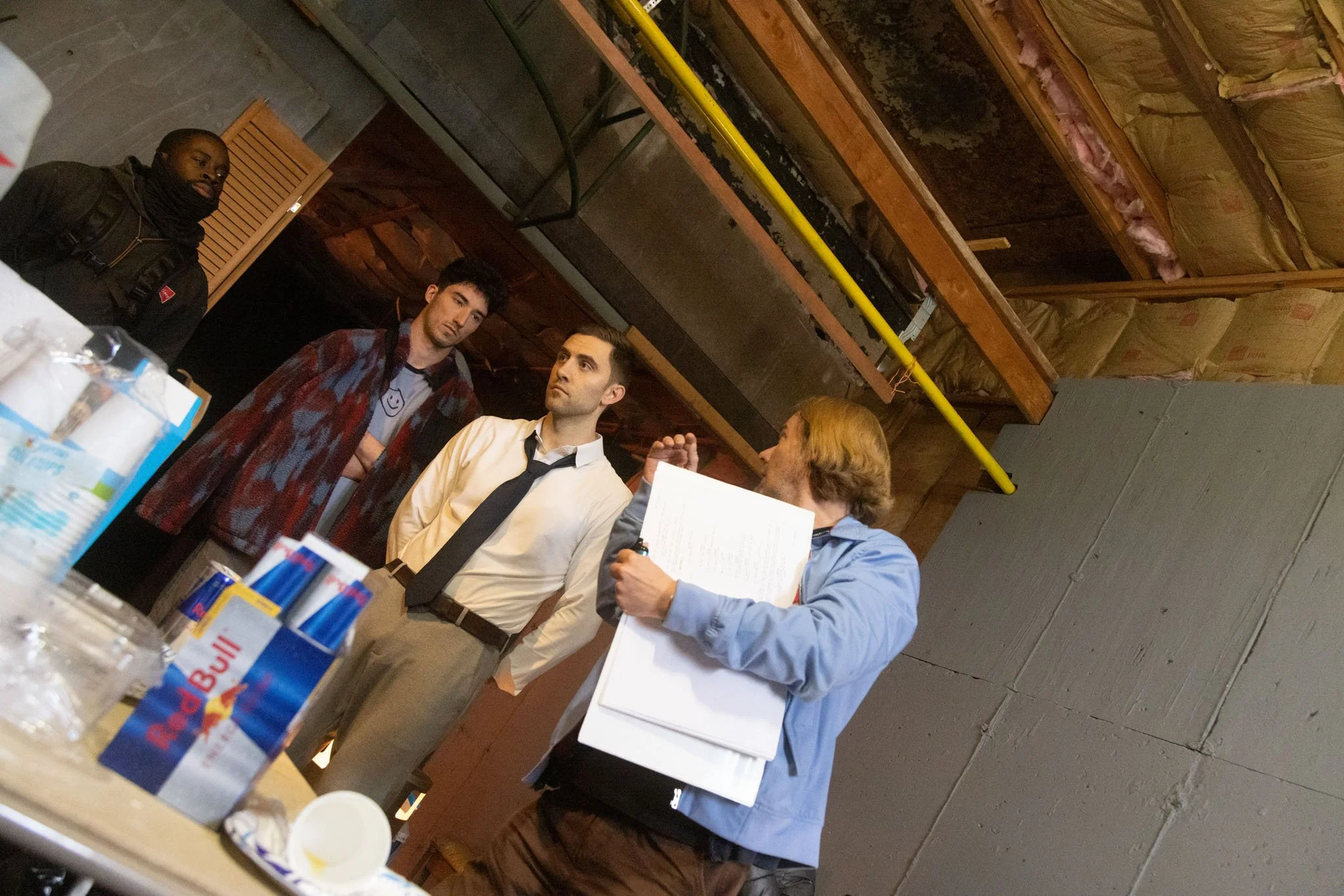 From left: Isaiah Providence, Harvey Lipman, Randy Borruso, Erik Champney