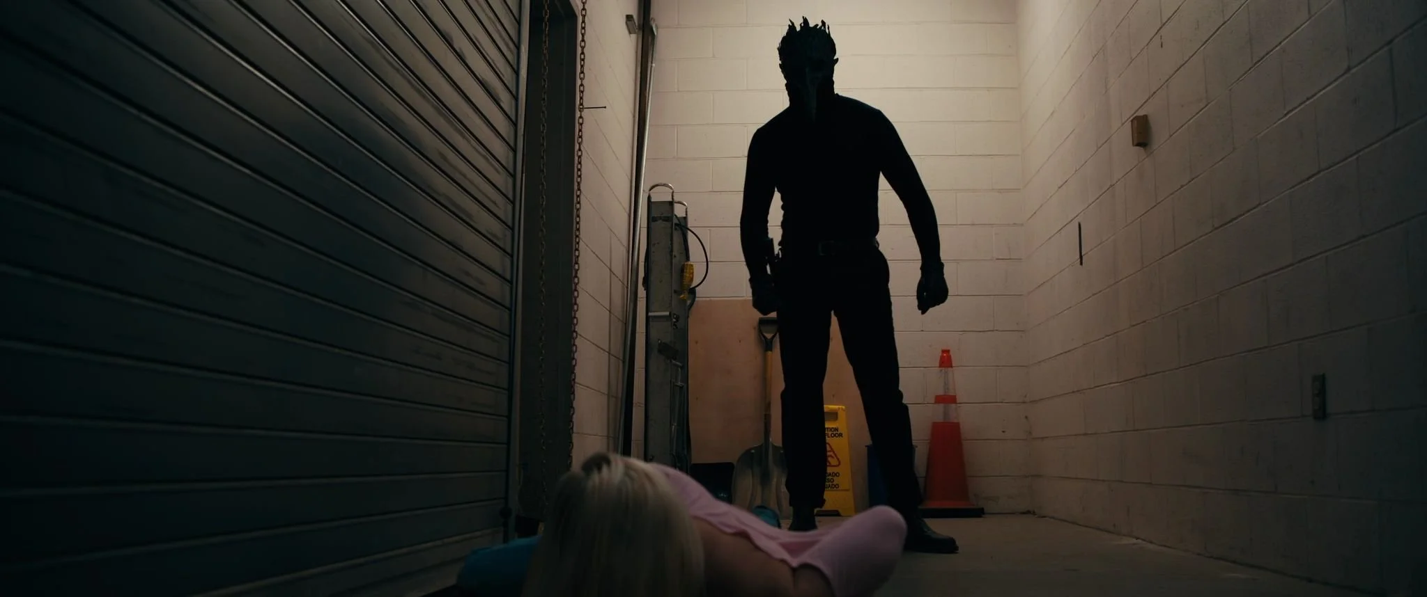  Harvey Lipman as The Intruder and China Perruccio (Sage) in MACABRE, a film by Zack Cherry &amp; Erik Champney. 