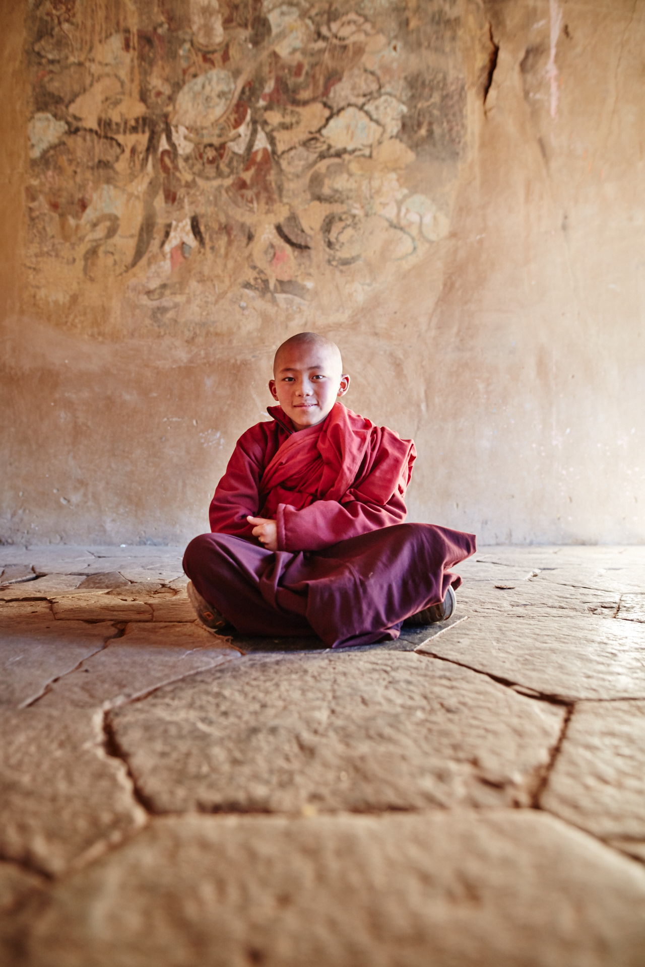 Quiet moments in the temples of Phobjikha