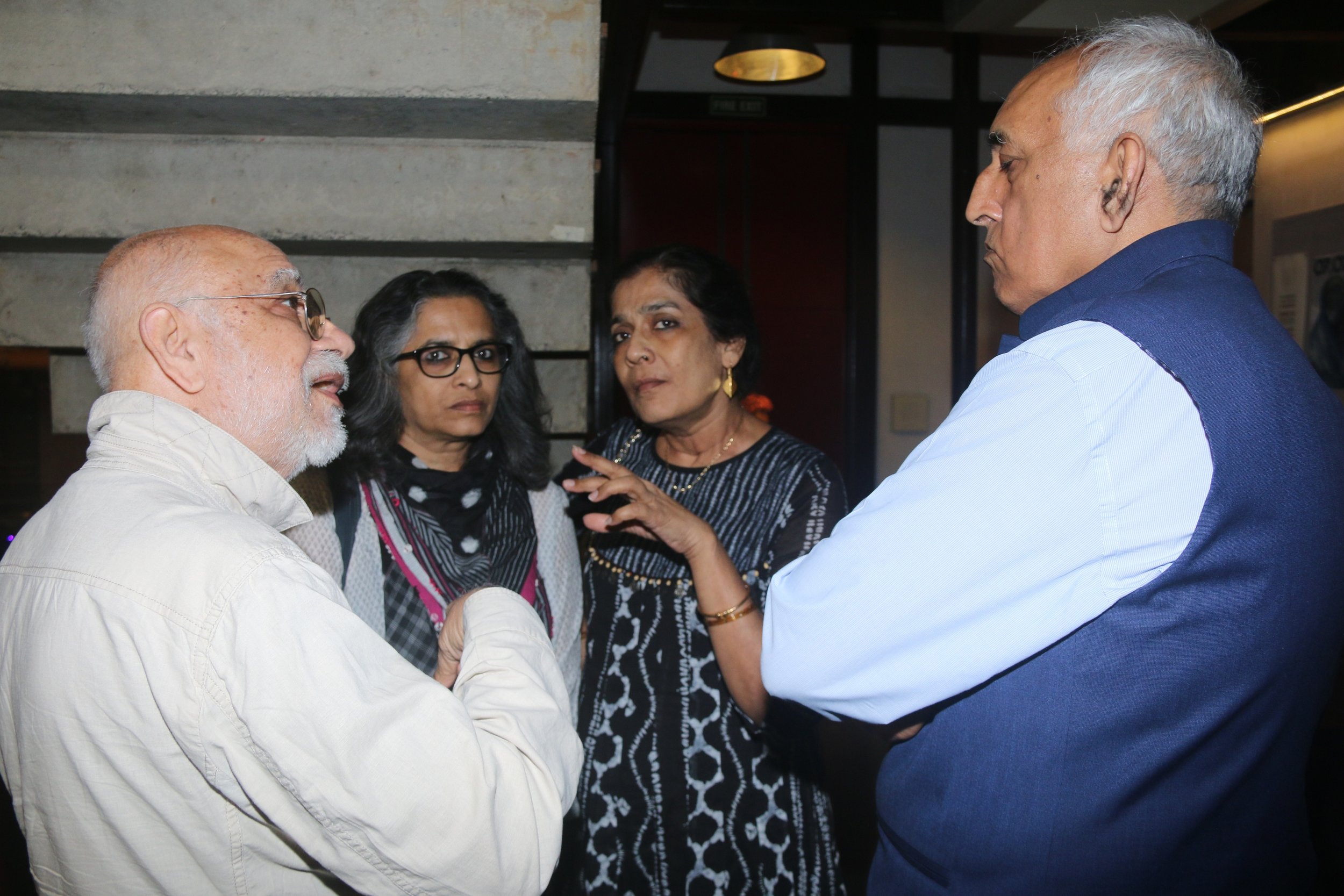The evening ended in a lovely reception. 