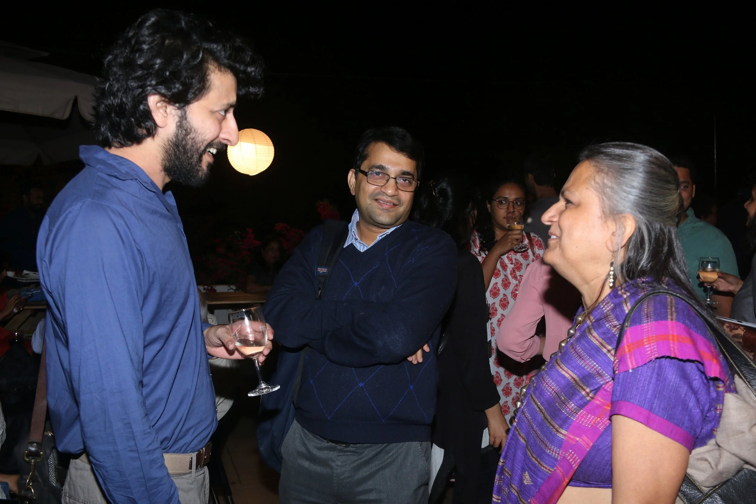 The evening ended in a lovely reception. 