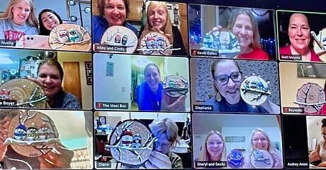 A little throwback to just before the holidays! We love that the women can still get together and have craft night even over zoom! Message us if you are interested in getting involved with a godly group of women in your area. ❤️

#fellowship #craftni