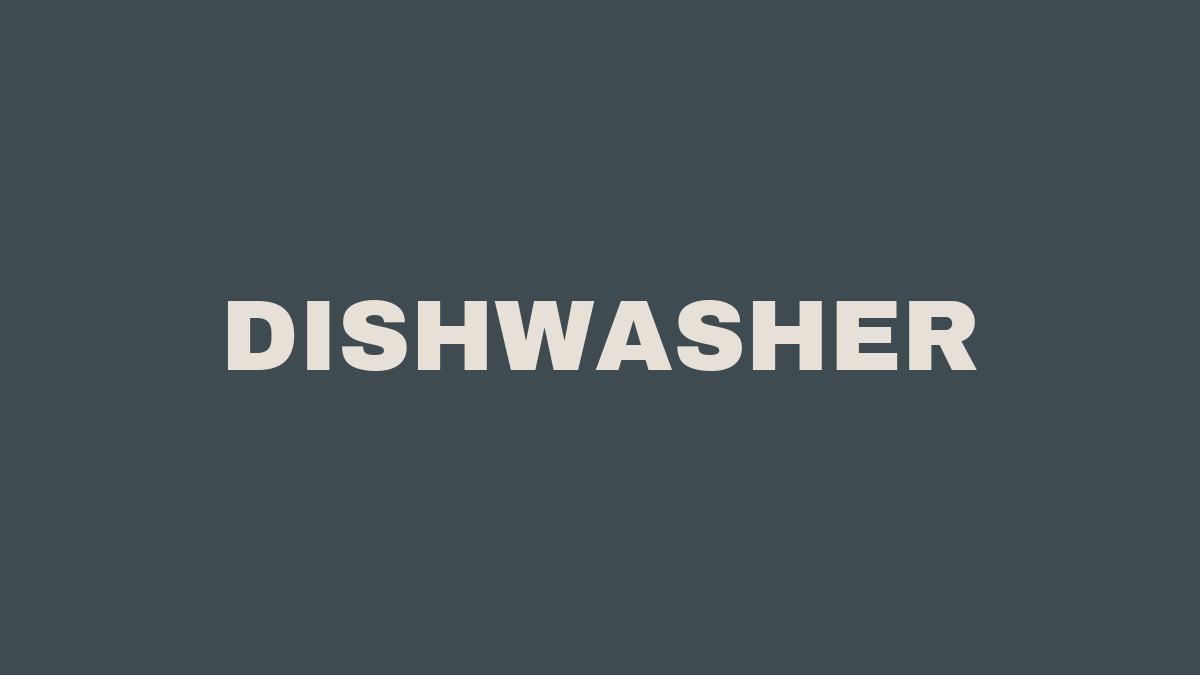Dishwasher