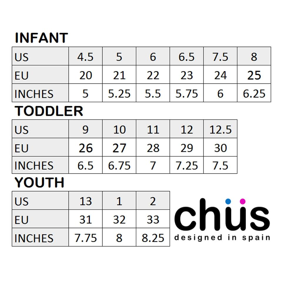 Chus Shoes Size Chart