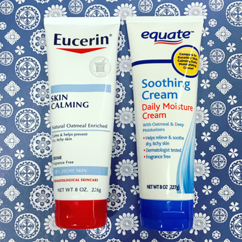 Afsnit sadel Strengt Eucerin Skin Calming Creme vs. Equate Soothing Moisture Cream — Brandefy