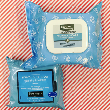 equate makeup remover wipes