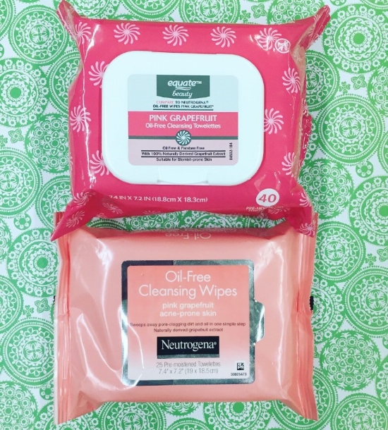 equate oil free makeup remover