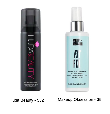 huda beauty makeup setting spray