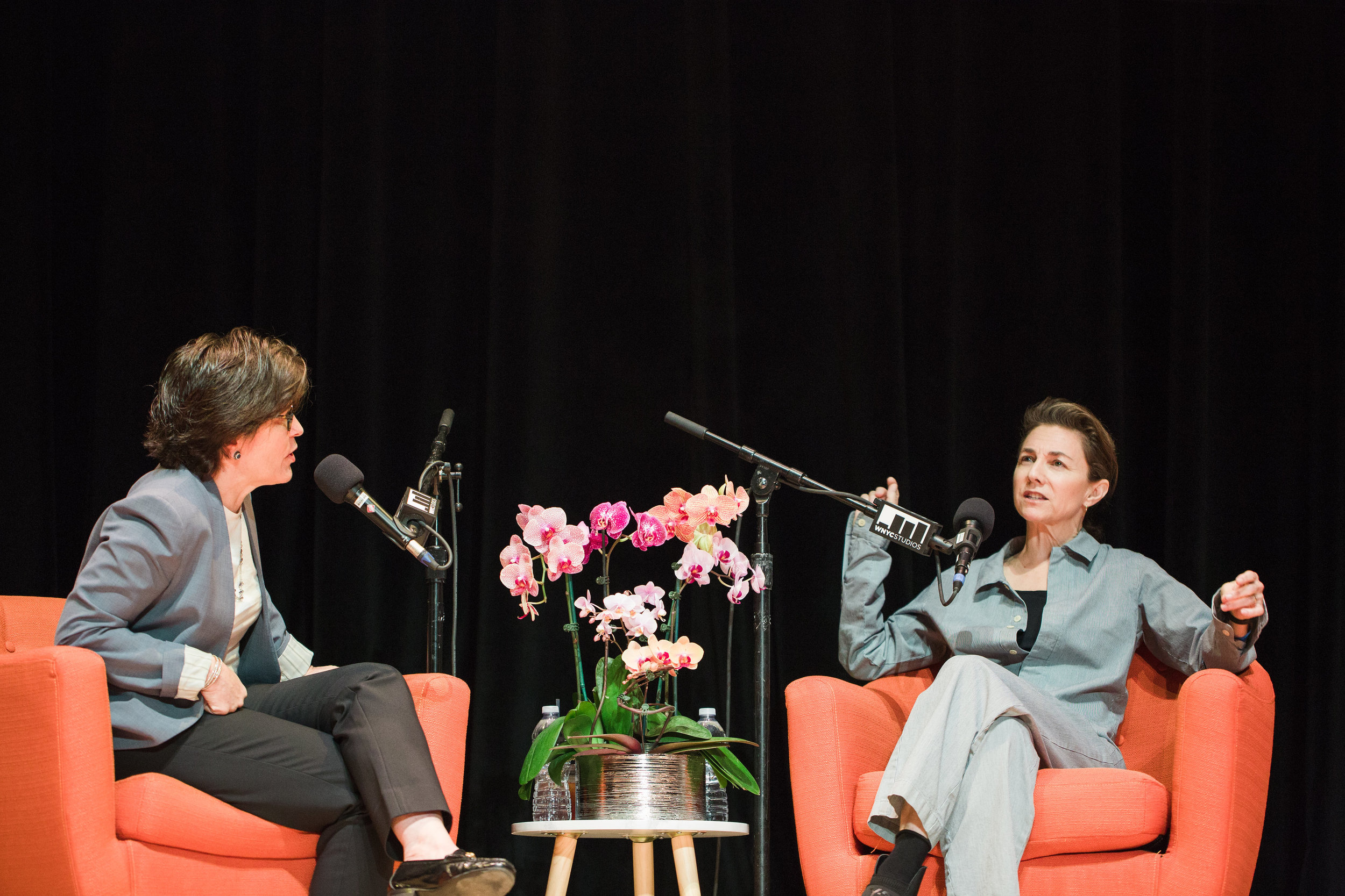 Kara Swisher on stage interview for Recode/Decode