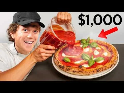 $1 vs $1000 dollar Pizza