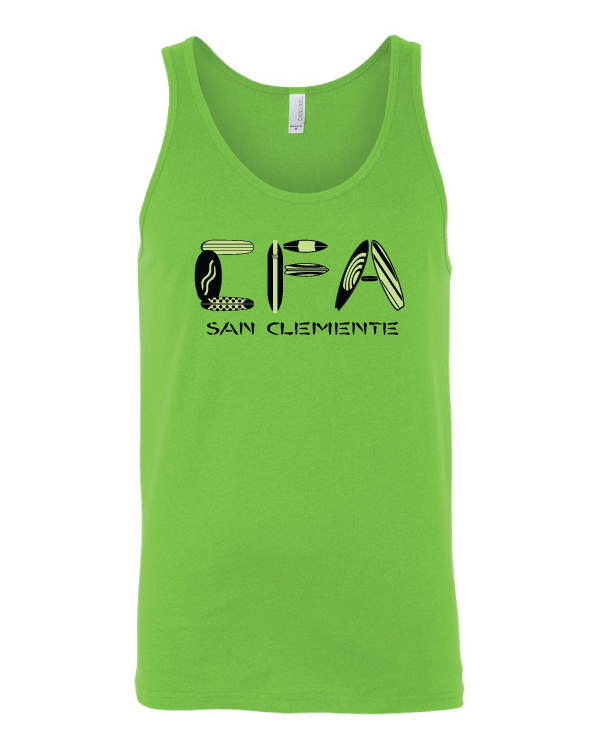 CFA Neon Green Beach Tank