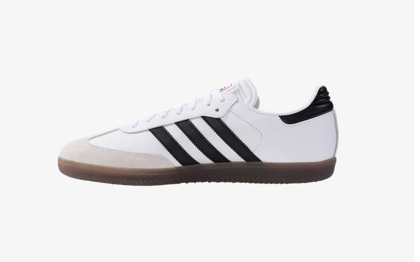 Adidas Samba Indoor Soccer Shoe- Cloud White