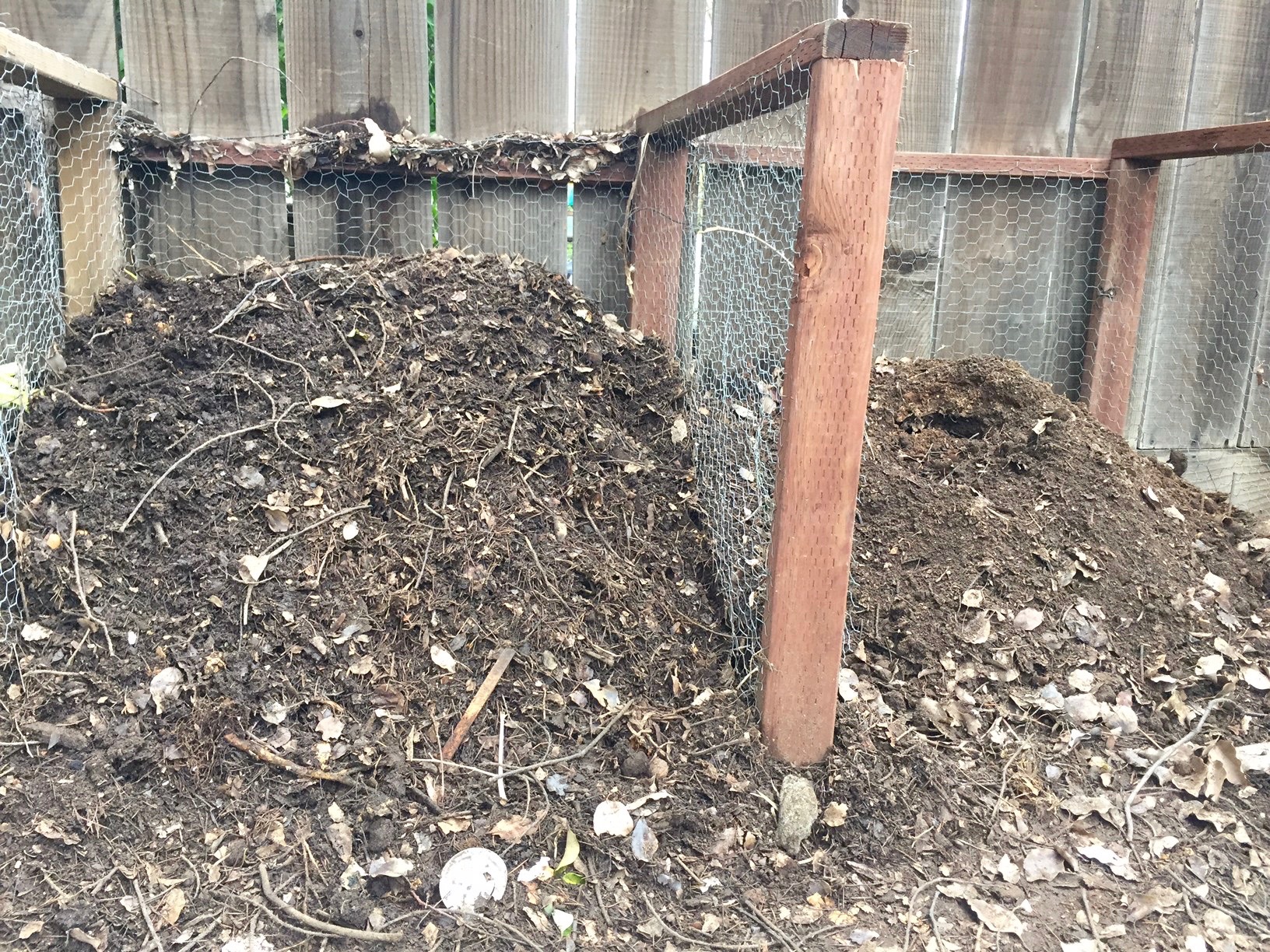  Turned the compost. 