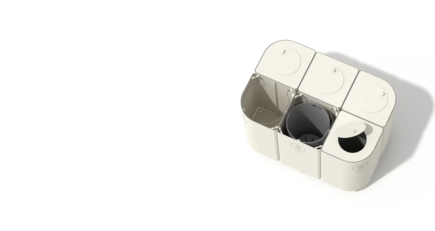 Kloss - modular waste management — Scandinavian Spaces - Scandinavian Apartment Renovation With Reduced Waste Materials