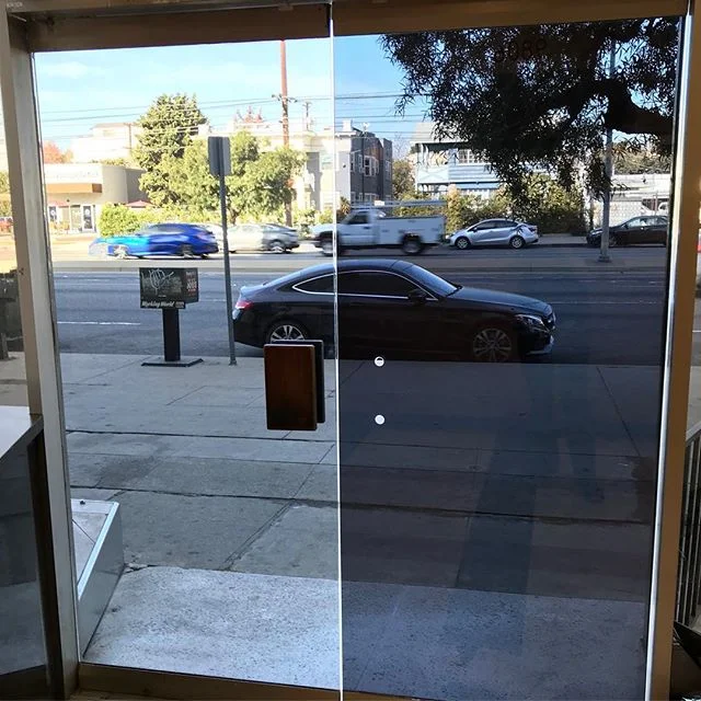 In process. #windowtinting #tintconcept #tint #losangeles #commercial #huperoptik