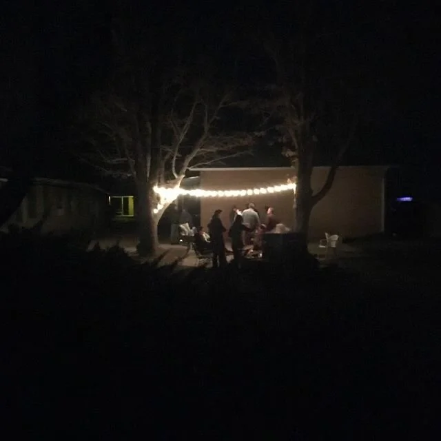 Last night at Berrendo- a goodbye with my studio in the background!