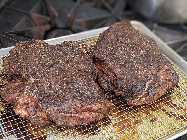 Our chefs are so excited that we&rsquo;re open they are already whipping up some amazing specials! Slow roasted Texas style pork shoulder coming this weekend!