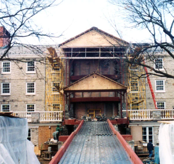 Morgan Hall New Atrium & Pedestrian Bridge, Dickinson College