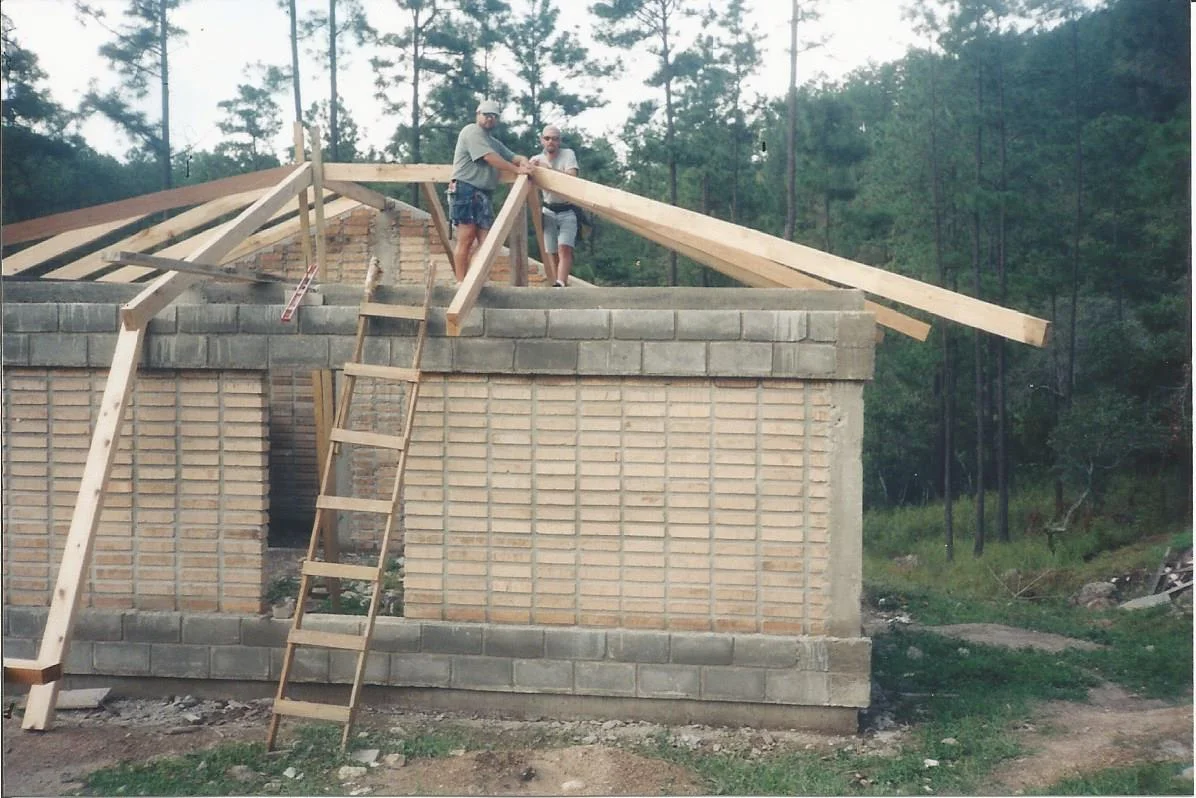 Construction work at Camp Monte