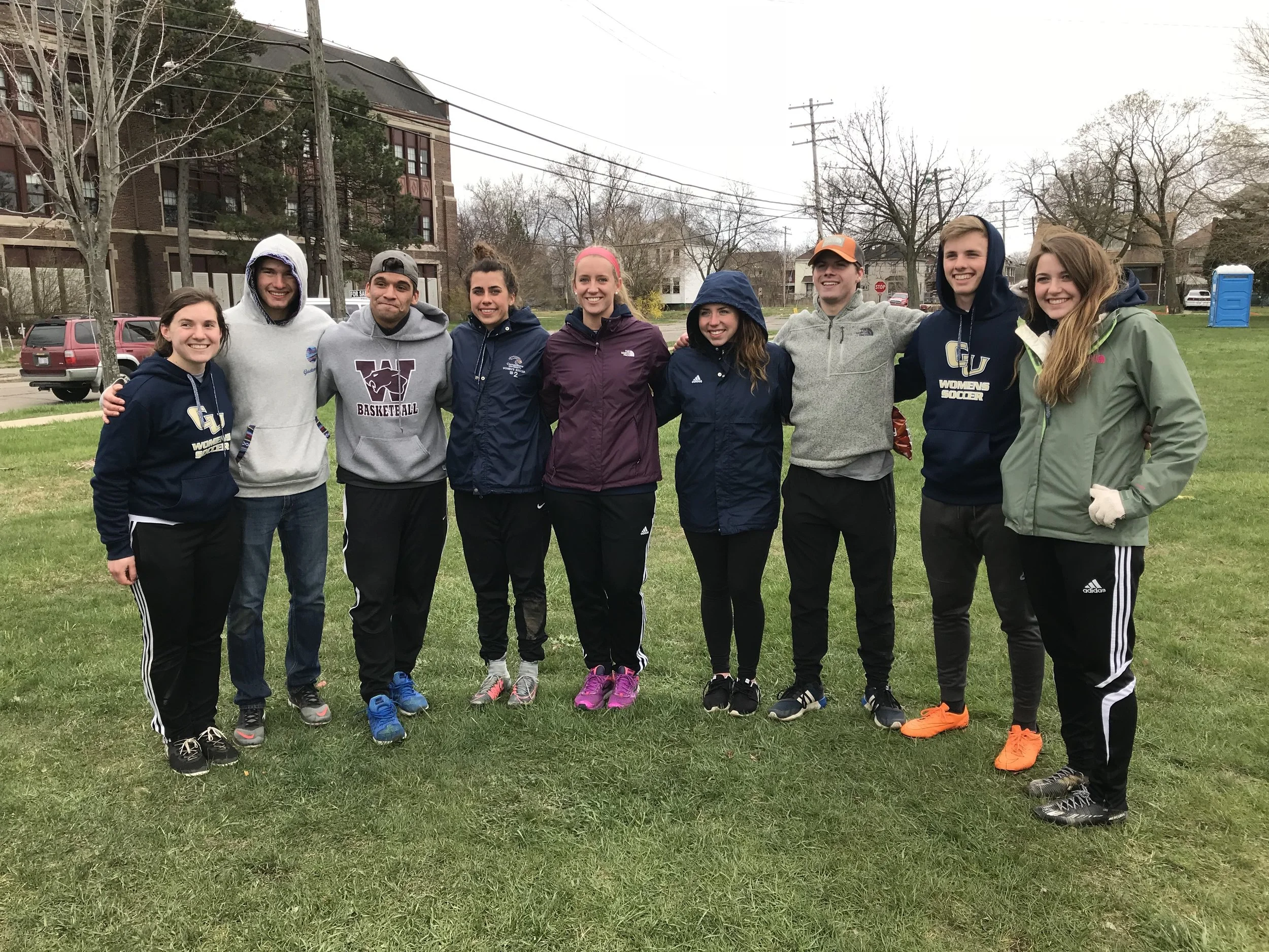 The FSI team comprised of Men's & Women's Cornerstone Soccer Players