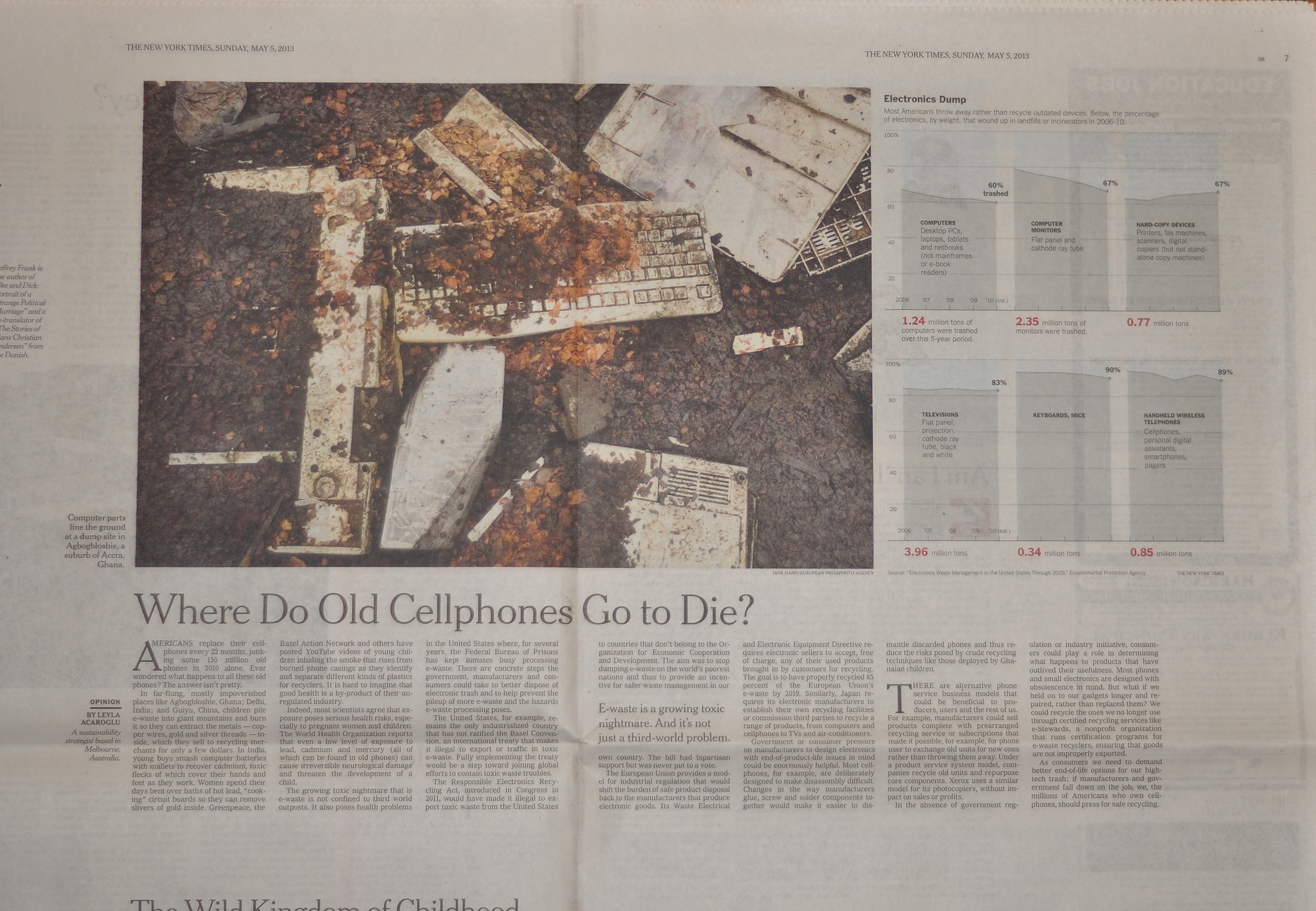 NYT: Where Do Old Cellphones Go to Die?