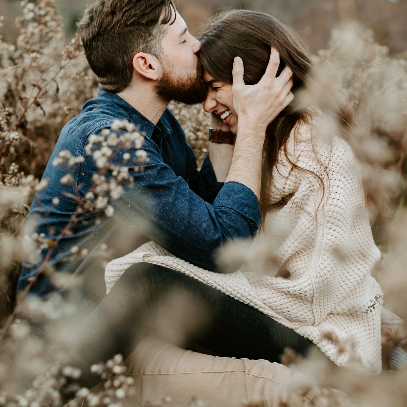 CARTER &amp; SARA | MOUNTAIN ENGAGEMENT | SAM KNOB, NC