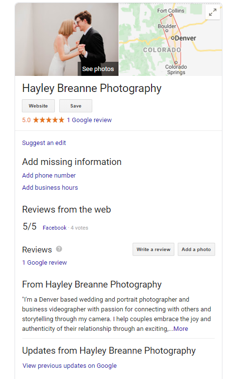 How to Setup Your Google My Business Listing for SEO — Kate Scott -  Squarespace Templates