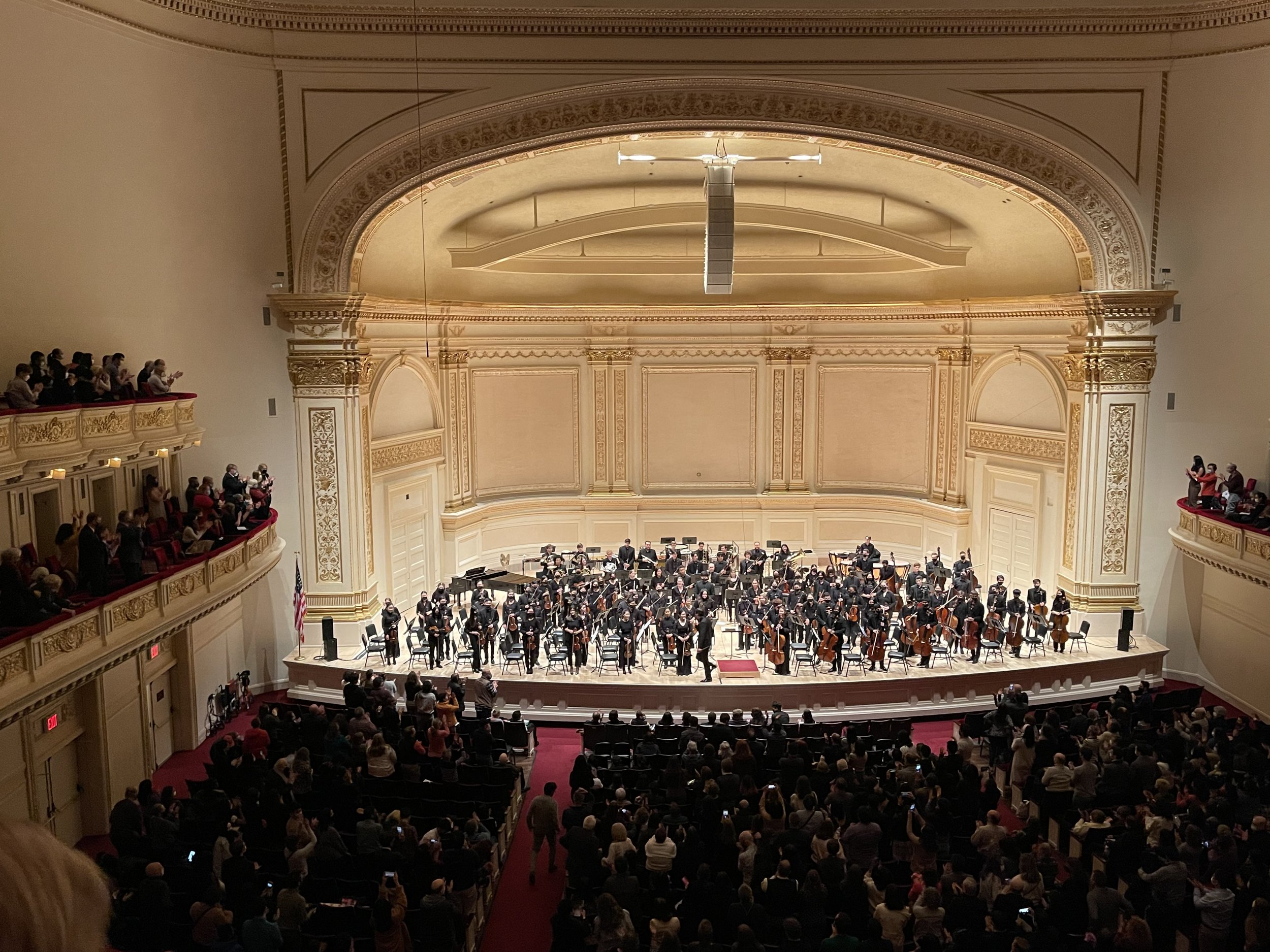 performance with the New York Youth Symphony