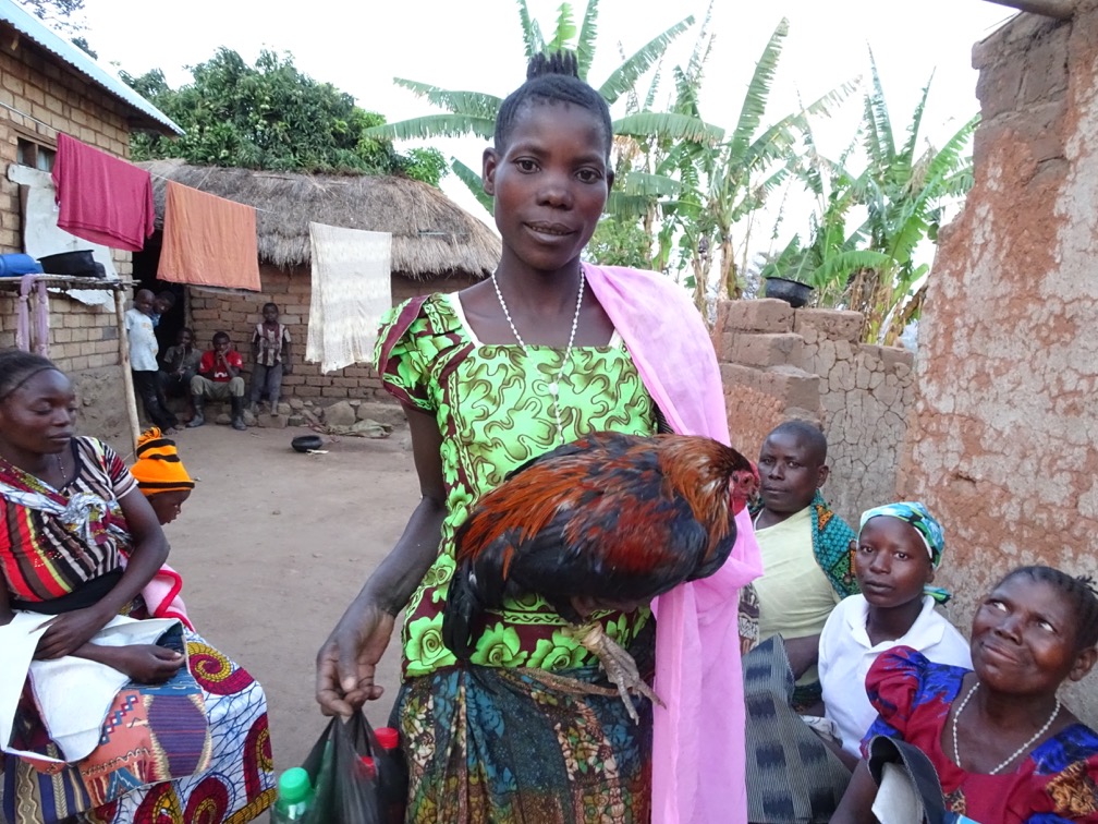 Ntemba Village Women's Chicken Cooperative group.