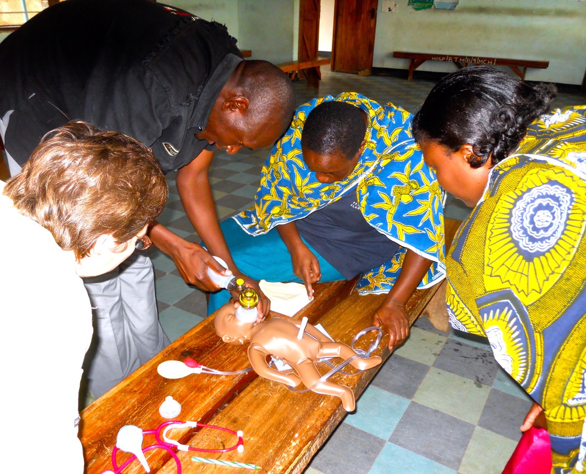 Participants at Helping Babies Breathe session.