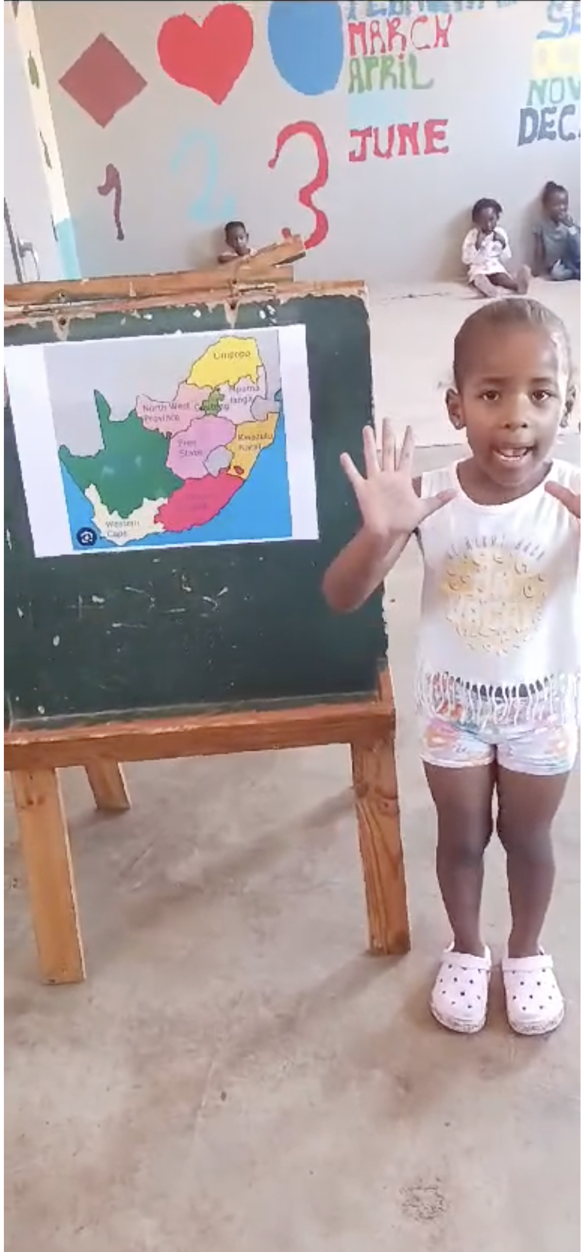 Meet Tiotlo, the Creche’s geography expert of South Africa!