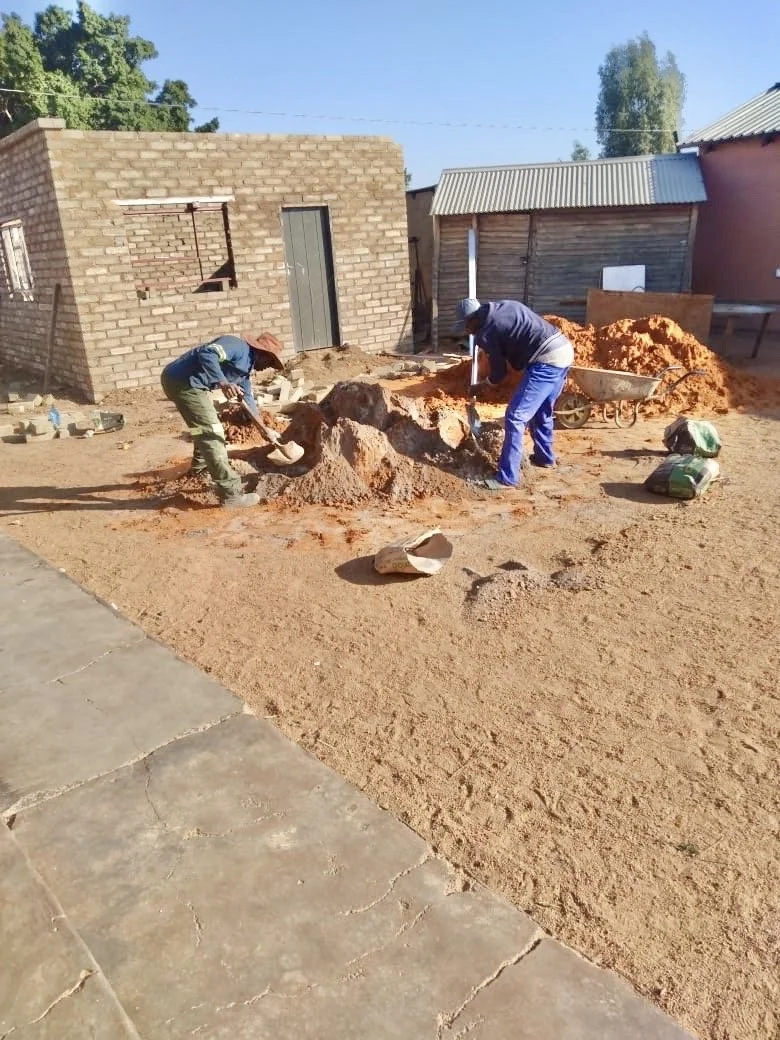 We’re Plastering Sophie’s Creche Kitchen!