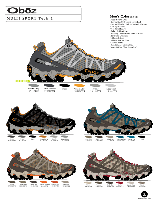 Oboz Mens Multi Sport Shoe