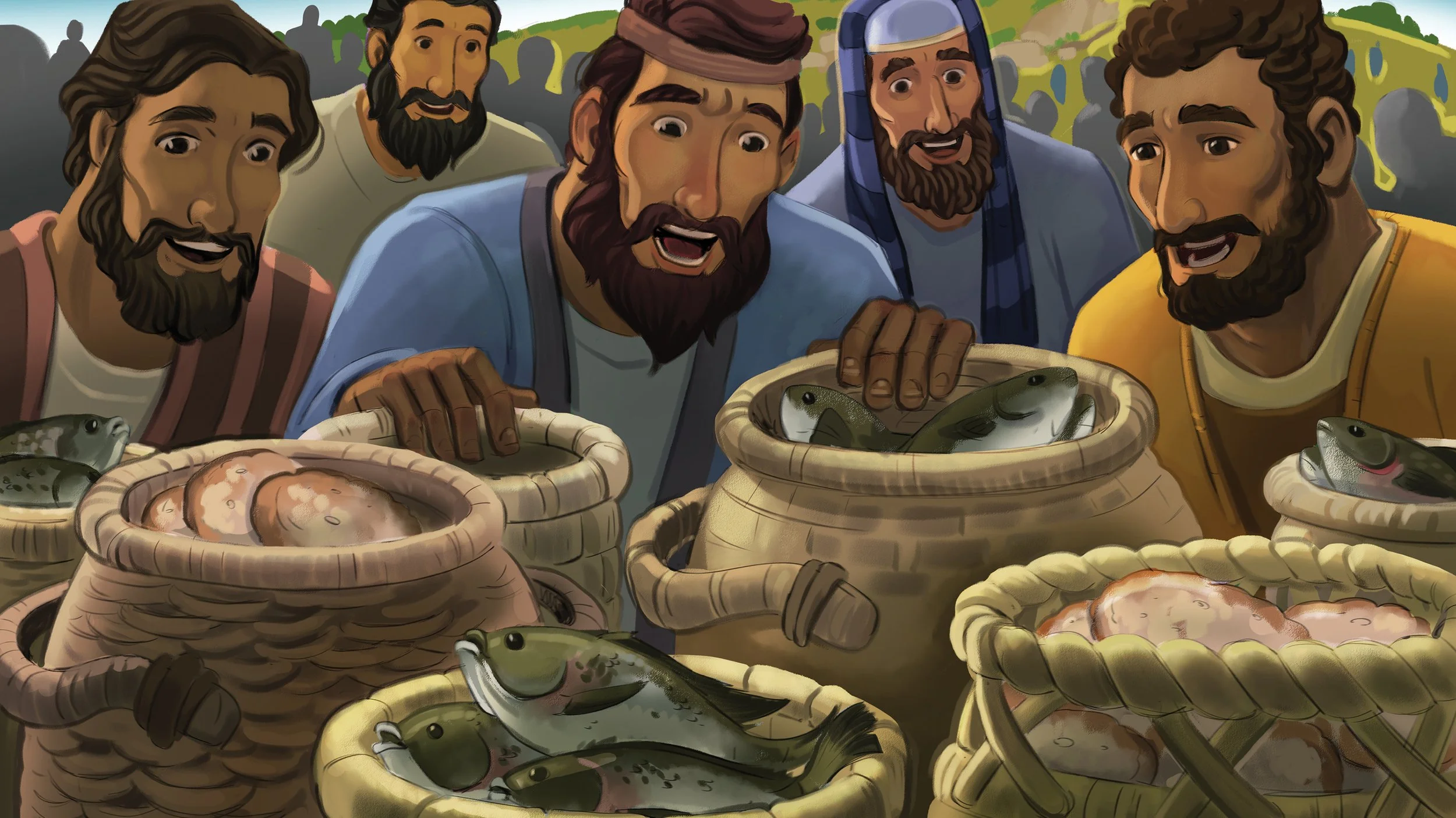 JESUS FED MANY PEOPLE