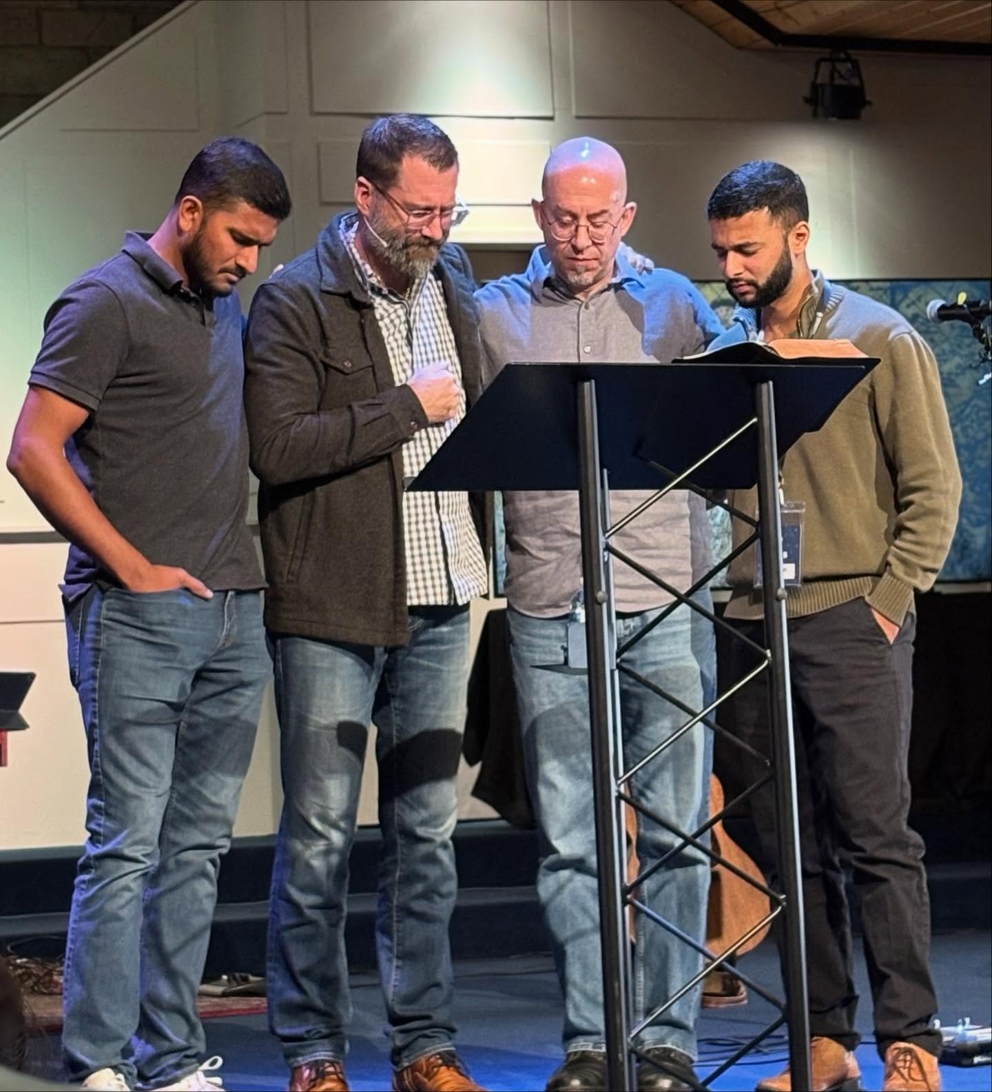 So much to be thankful for as a church! This morning we installed Michael Bradford as our latest elder. Then our youth met for Youthsgiving, sharing all the ways they are thankful. And we capped it off by decking the halls, decorating our church for 
