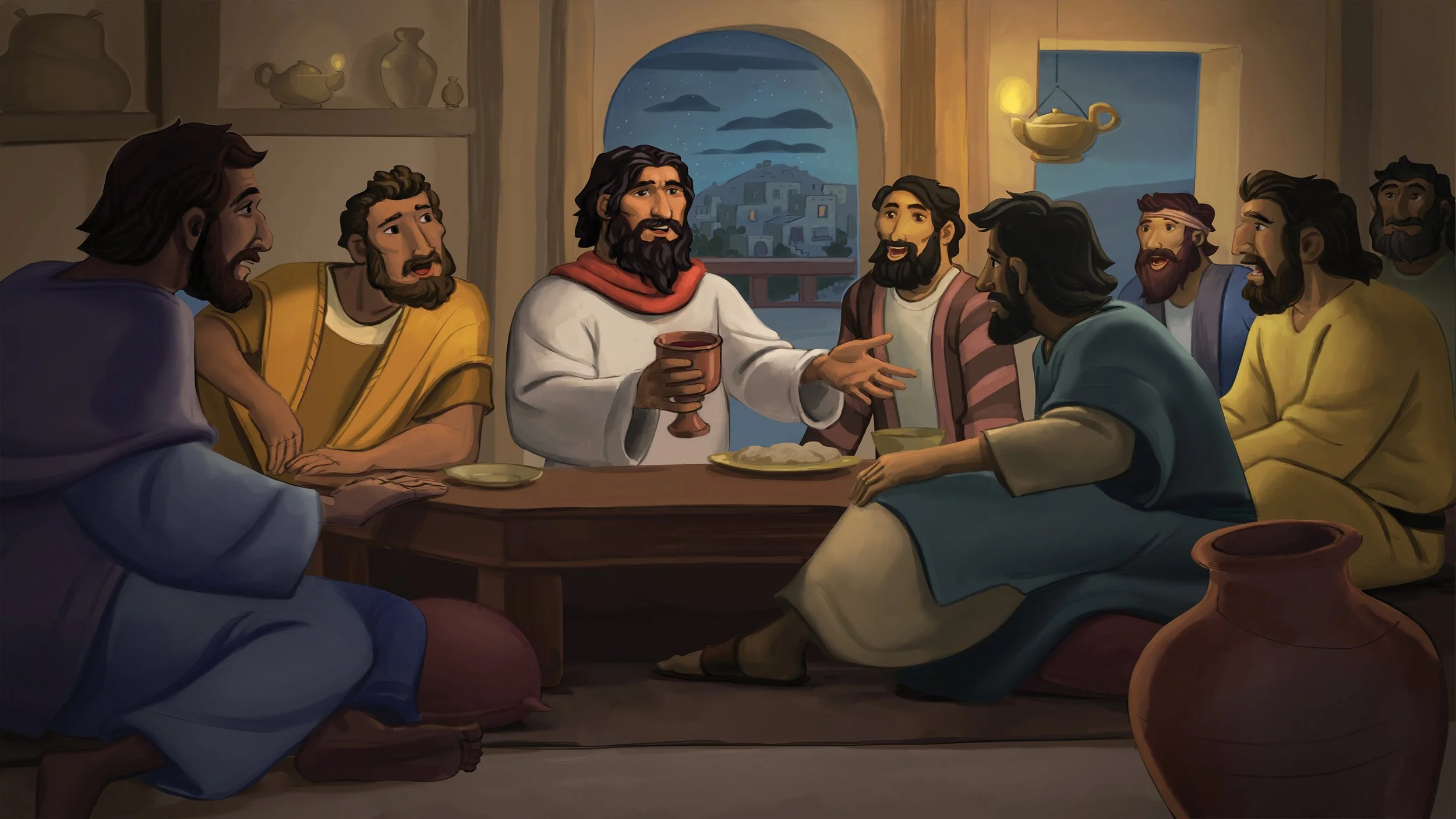 JESUS SHARED A LAST MEAL