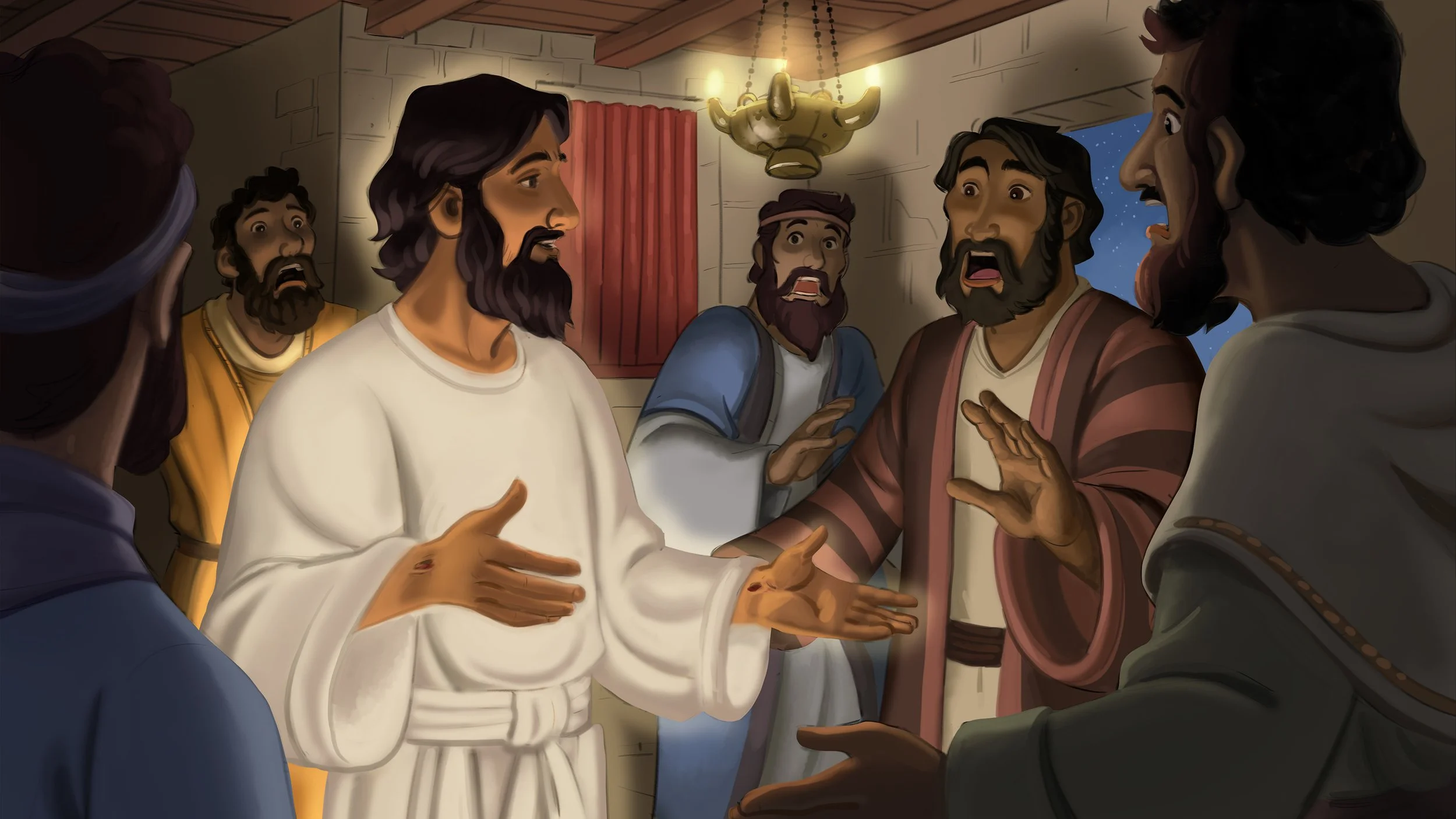 JESUS APPEARED TO THE DISCIPLES