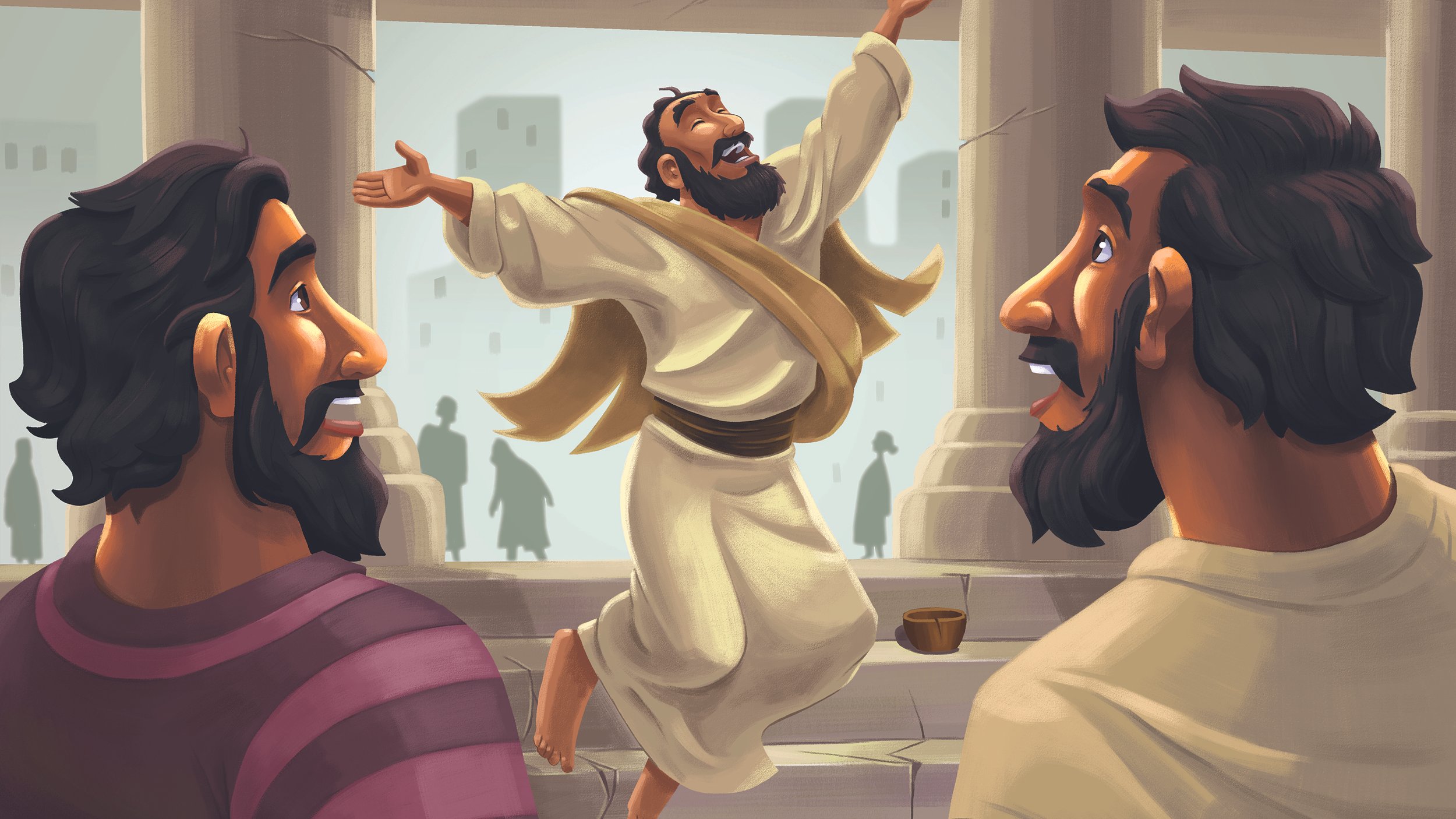 PETER HEALED A MAN