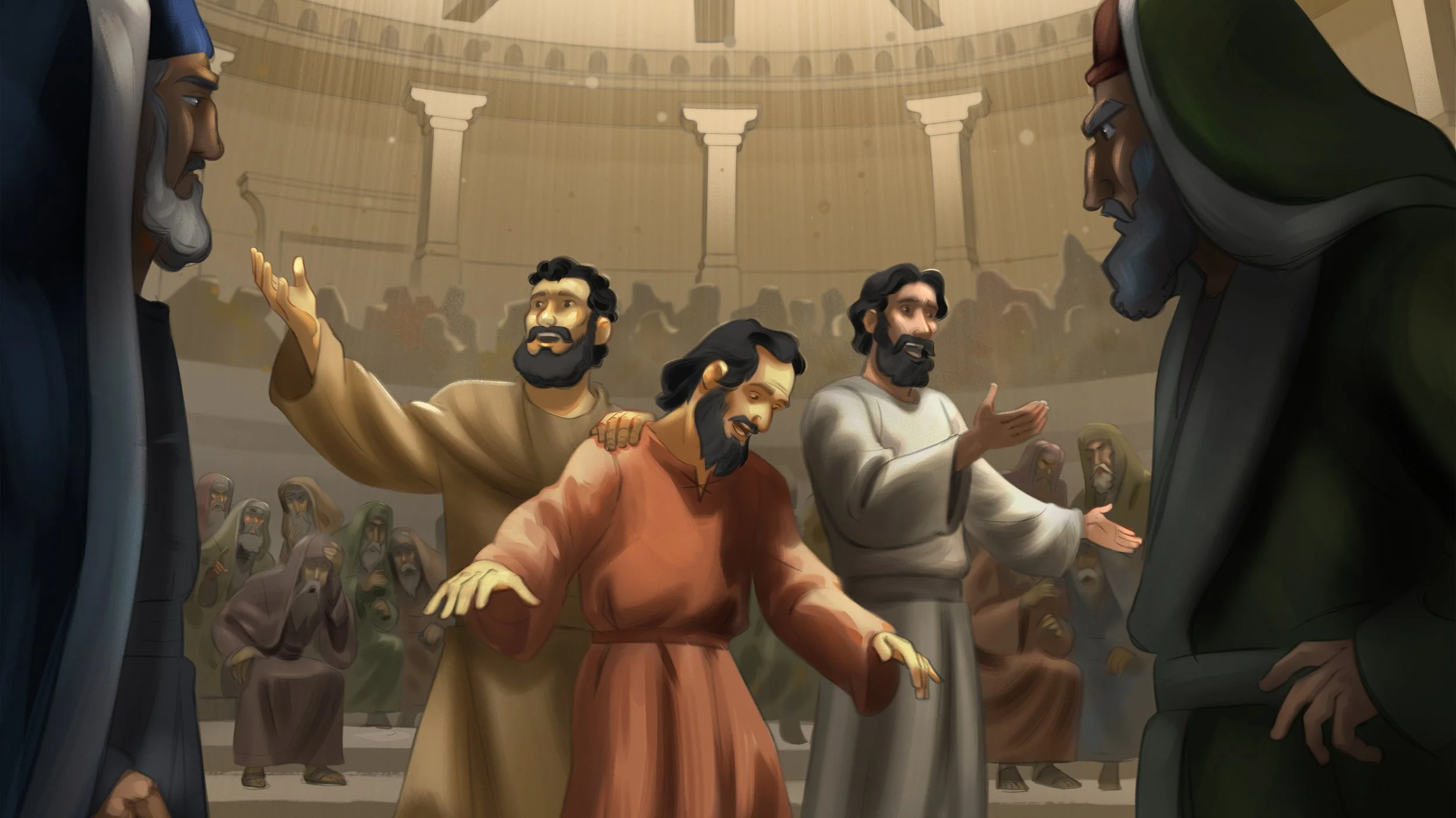 PETER CONTINUED TO PREACH