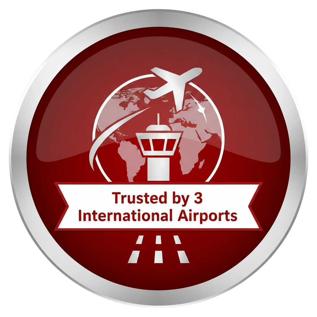 THREE INTERNATIONAL AIRPORTS